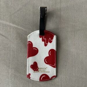 Emotionally Unavailable Fabrick Luggage Tag Heart NTWRK